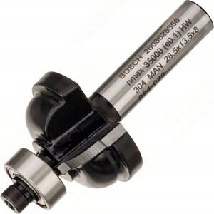 Frezarka Bosch Rounding cutter BOSCH HM, R=6.3 mm, l=14 mm, shank 8 mm, LOCK