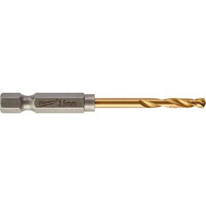 Wiertło Milwaukee MILWAUKEE METAL DRILL HSS-G TIN 3.5mm HEX (10 pcs.)