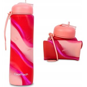 Epson COOLPACK Silikon water bottle Pump 600 ml Girls Pink
