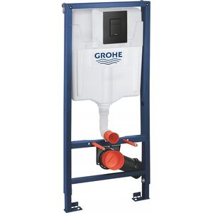 Stelaż Grohe Potinkinis rėmas su juodu vandens nuleidimo klavišu Grohe SOLIDO 38811KF0