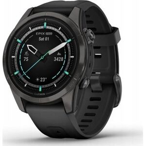 Zegarek sportowy Garmin Garmin EPIX PRO 2 Sapphire išmanusis laikrodis, 42 mm, Pilkas/Juodas