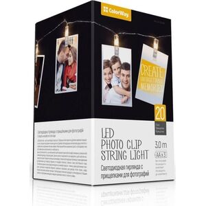 ColorWay Colorway CW-LCP-20L30B światło strunowe 3 m 20 lamp(y) LED
