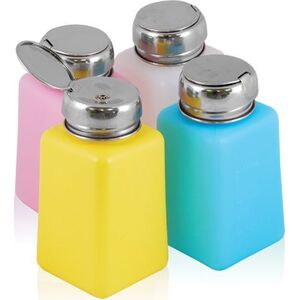Activeshop Butelka z pompką chrom 180 ml mix kolor