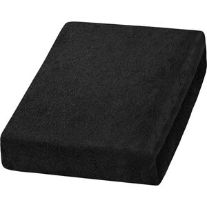 Activeshop Prześcieradło frotte czarne
