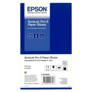 Epson Epson Surelab Pro-S Paper Glossy A4x65, 21 cm, 21 cm (8.25"), Gloss, 190 g/m², 252 µm, Germany