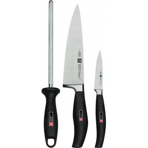 Zwilling Zestaw 2 noży + ostrzałka ZWILLING Five Star 30114-000-0