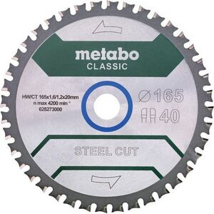Metabo PIÅA TARCZOWA STEEL CUT CLASSIC 165*20MM Z40