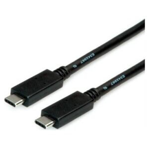 Kabel USB Triton Kabel ROLINE USB 3.2 Gen 2 z funkcją PD (Power Delivery) 20V5A, Emark, C-C, M/M, czarny, 2 m