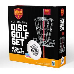 Discmania Discgolf target with discs DISCMANIA