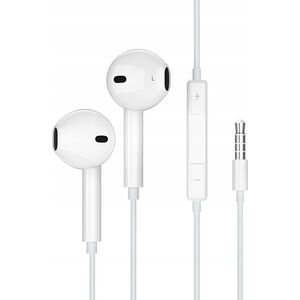 Słuchawki Jellico JELLICO słuchawki przewodowe EP2A JACK 3.5MM z mikrofonem 1.2M Biały