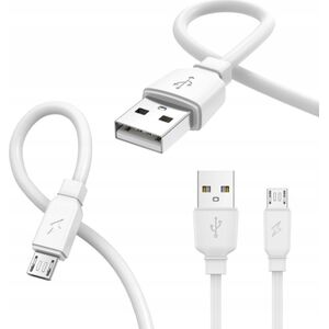 Kabel USB Jellico JELLICO kabel B15 Micro 3.1A 1M Biały