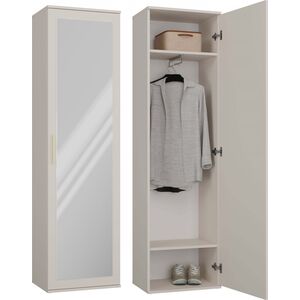 Topeshop SZAFA DUO LUSTRO KASZMIR BEŻ