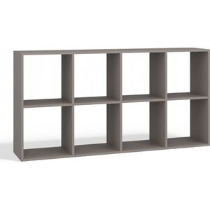 Topeshop REGAŁ KOMOROWY SZAFKA MALAX 2X4 GLINA