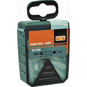 Bahco Bahco Antgaliai TORX T25 25mm 30vnt. dėžutė