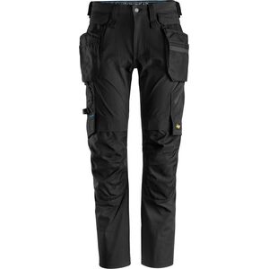 Snickers Snickers LiteWork stretch bukser 6208 m. aftagelige hylsterlommer sort str. 52