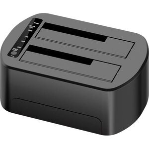 Stacja dokująca CoreParts CoreParts MS-CLONER-SATA2.5-3.5 stacja dokująca do dysków twardych Czarny