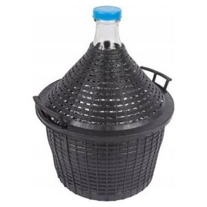 Browin DEMIJOHN FOR WINE IN PLASTIC BASKET 34 L