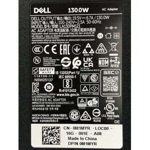 Zasilacz do laptopa Dell AC Adapter, 130W, 19.5V, 3