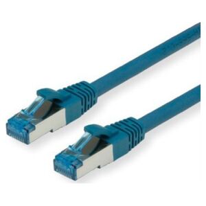 Triton VALUE Kabel krosowy Kat.6A (klasa EA) S/FTP (PiMF), LSOH, niebieski, 0,3 m