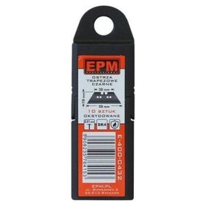EPM OSTRZA TRAPEZOWE 10 SZTUK CZARNE (1 KPL)
