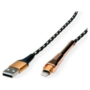 Roline Kabel ROLINE GOLD Lightning na USB 2.0 do iPhone'a, iPoda, 1 m