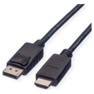 Kabel Roline ROLINE GREEN Kabel DisplayPort DP - HDMI, M/M, czarny, 2 m