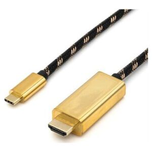 Roline Kabel adaptera ROLINE GOLD USB typu C - HDMI, M/M, 2 m