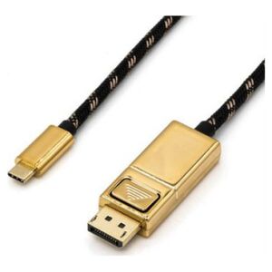 Roline Kabel adaptera ROLINE GOLD USB typu C - DisplayPort, v1.2, M/M, 1 m