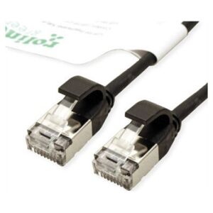 Roline ROLINE GREEN F/UTP DataCenter Patch Cord Cat.6A (Class EA), LSOH, bardzo cienki, czarny, 3 m