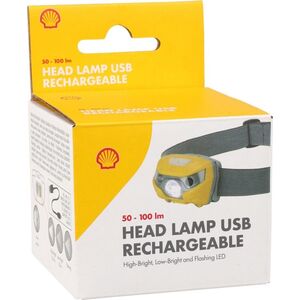 Latarka Koopman LATARKA CZOŁOWA LED SHELL USB PLUS KABEL