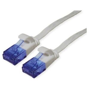 Value Kabel krosowy UTP VALUE, kat. 6A (klasa EA), bardzo płaski, szary, 3 m