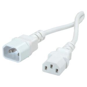 Kabel zasilający Roline Przedłużacz zasilania ROLINE GREEN, IEC 320 C14 - C13, biały, 3 m
