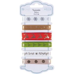 Dalprint Tasiemki DPCRAFT 6 x 2m Jolly Christmas