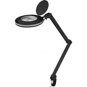 Lampka biurkowa Goobay Lampa lupa LED z zaciskiem, 9 W, czarny
