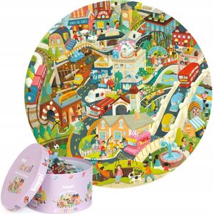 Teka Puzzle okr±głe 150 Życie w mie¶cie