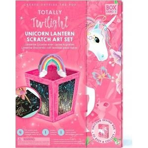 Box Candiy Zestaw kreatywny zdrapka Lampion Jednorożec