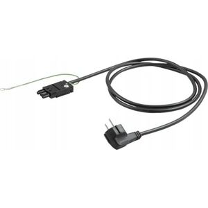 Kabel zasilający Bachmann Kabel zasilający BACHMANN CEE7/7 3m, uziemienie GST18, czarny, 3 m
