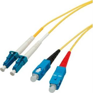 Rotronic Kabel światłowodowy duplex, SingleMode E9/125µm LC/SC, żółty, 7,5 m
