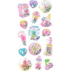 Teka Naklejki shaker 3D - Przek±ski 15szt