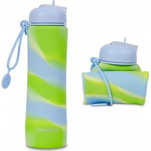 Epson COOLPACK Silikon water bottle Pump 600 ml Girls Blue