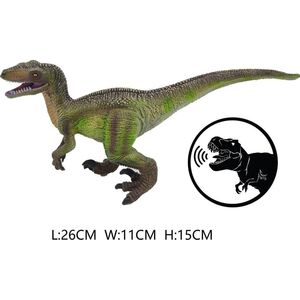 Figurka Teka Dinozaur velociraptor z głosem