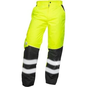 Ardon HOWARD - nieprzemakalne spodnie hi-viz z elementami odblaskowymi, 100 % poliester - żółty H8940 M