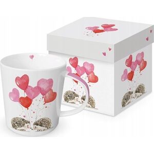 Lubiana Kubek porcelanowy Jeże z balonami 350ml