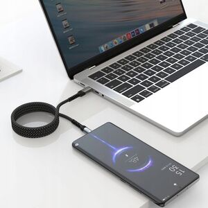 Kabel USB Swissten Magnetic Data Cable Self-Winding USB-C / USB-C 1 M