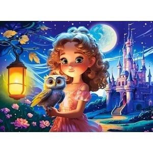 Castorland Puzzle 70 Princess with Owl CASTOR