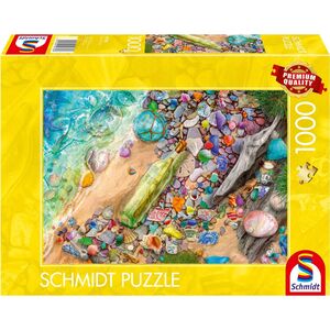 Schmidt Spiele Puzzle PQ 1000 Skarby z plaży G3