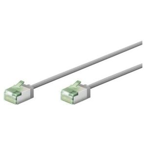 Goobay Ultra-elastyczny CAT 8.1 kabel krosowy, slim, U/FTP, szary - Długość kabla 5 m