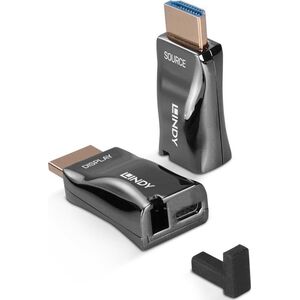 System przekazu sygnału AV Lindy LINDY 300m HDMI 4K60 Fiber Optic Dongle extender