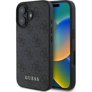 Guess Guess GUHCP16SG4GFGR iPhone 16 6.1" czarny/black hardcase 4G Classic
