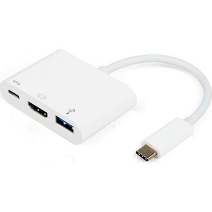 Adapter AV Vivanco Vivanco adapter USB-C - HDMI 3in1, white (34293)